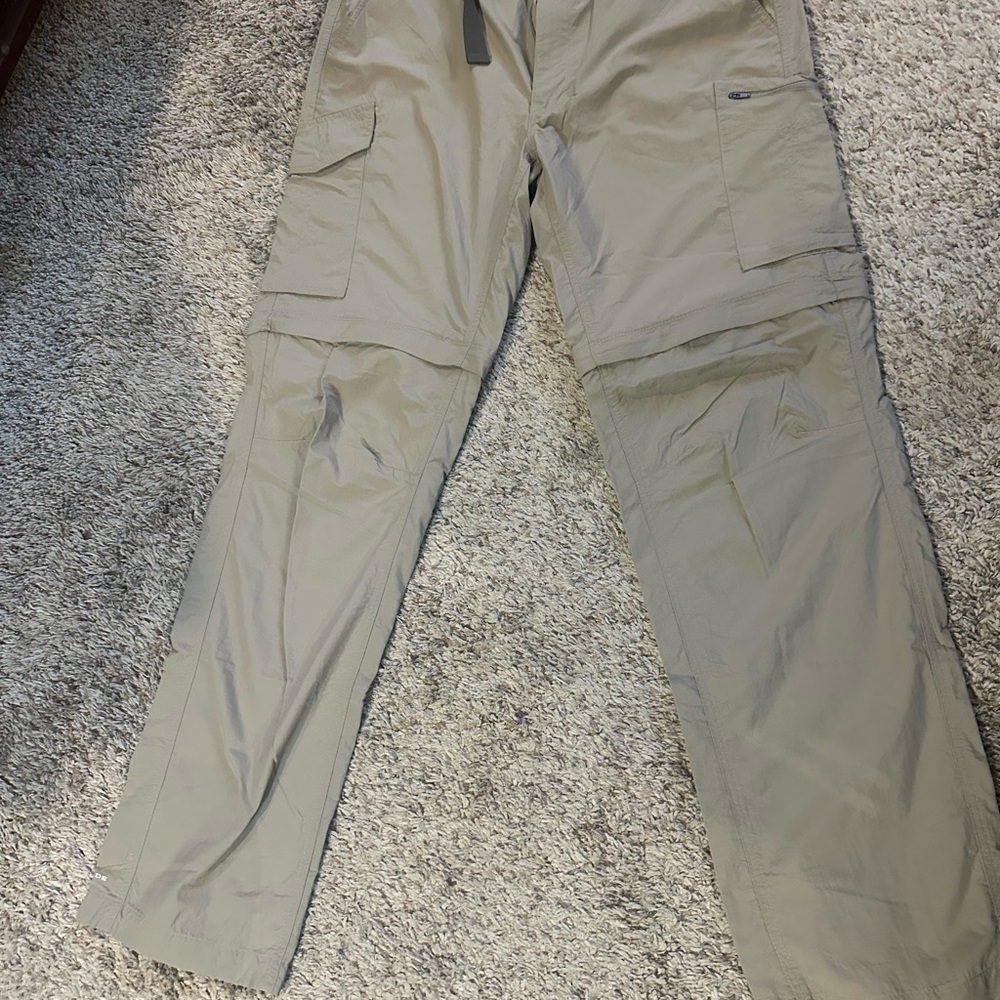 Columbia Tan Cargo Pants with Articulated Knees